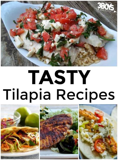 30 Tasty Tilapia Recipes 3 Boys And A Dog