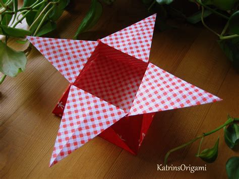 Origami Star Box Traditional ¸•☽☼﻿☾•¸¸