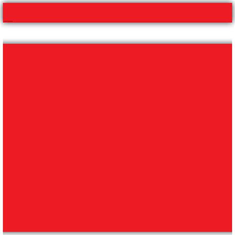Red Straight Border Trim Tcr5792 Teacher Created Resources