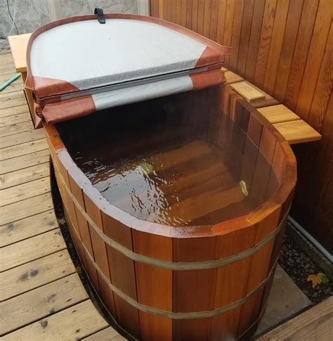 Think You Dont Have Enough Room For A Beautiful Cedar Tub How About This Wonderful 2 Person