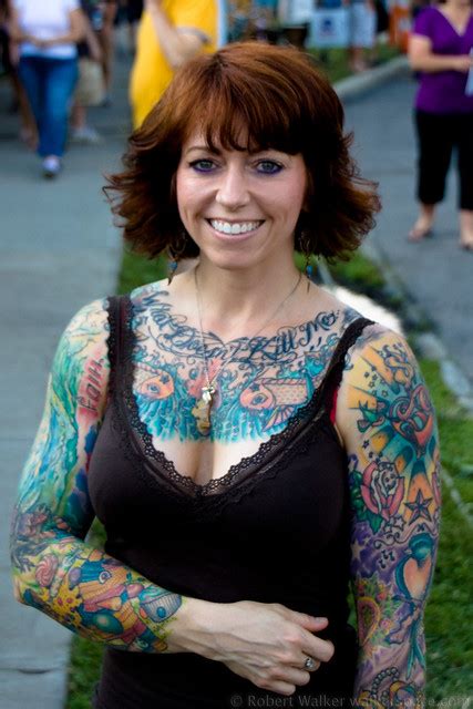 heavily tattooed women a gallery on flickr