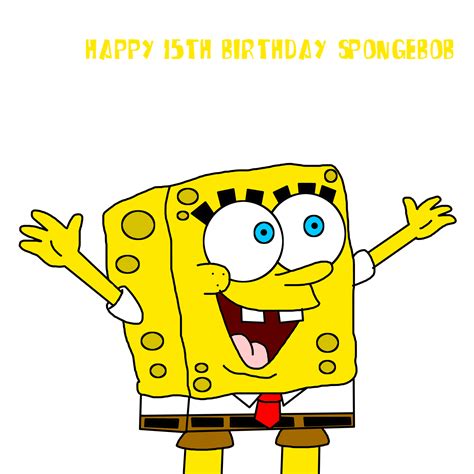 Spongebobs 15th Anniversary By Marcospower1996 On Deviantart