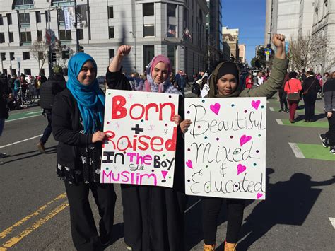 Photos Pussy Hats And Protest Signs Fill Streets At Bay Area Women S