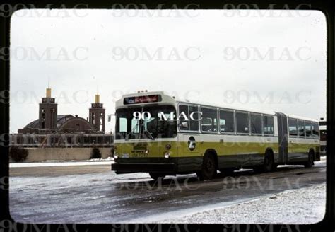 Chicago IL CTA MAN Articulated Bus C Original Slide EBay
