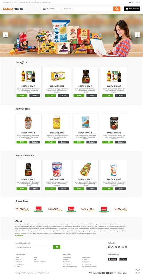 Online Grocery Shopping Templates Free Download Free Printable Templates