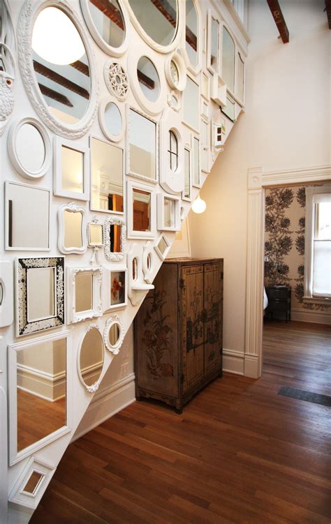I Love This Idea Mirrors With Different Frames Taking Up A Whole Wall