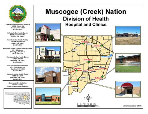 MUSCOGEE (CREEK) NATION MAPS