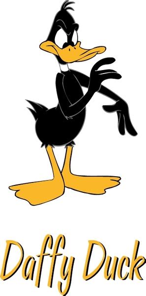 Daffy Duck Free Vector In Encapsulated Postscript Eps Eps Vector