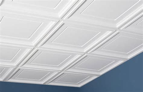 Cutting drop ceiling tiles can make or break your project when it comes to a professional look. Coffer - Washable - Ceiling Tiles