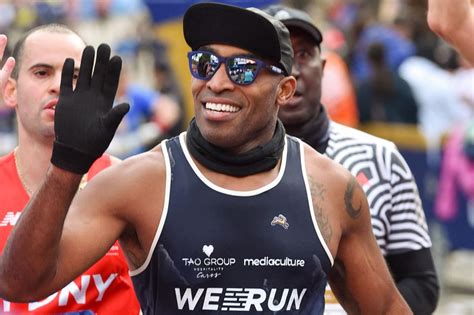 tiki barber barely made it to the new york marathon on time