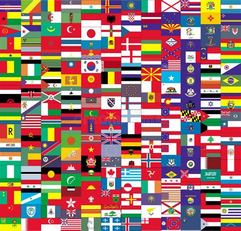 Official Country Flags Stock Illustration Illustration Of Nation