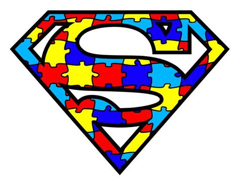 Autism Awareness Puzzle Pieces Superhero Logos Svg Pdf Png And