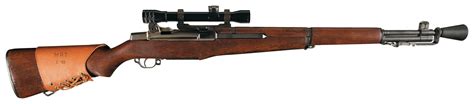 Us Springfield M1c1952 Mc 1 Garand Sniper Rifle Rock Island Auction