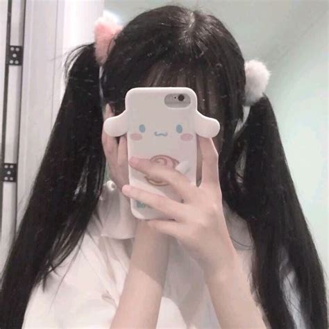 Kawaii Cinnamoroll Selfie Asian Kawaii Japanese Cinnamoroll Pfp Cute Japanese Japanese