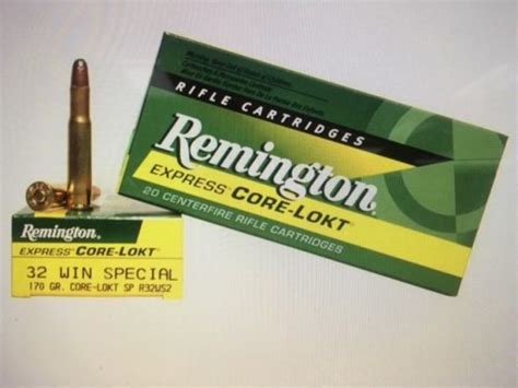 Remington 32 Winchester Special 170 Grain Core Lokt Sp For Sale