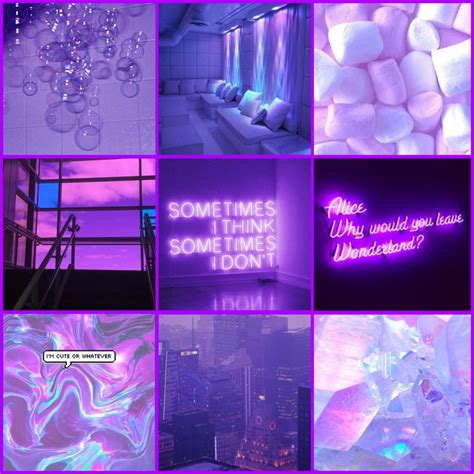 14 Purple Aesthetic Wallpaper Collage Pictures
