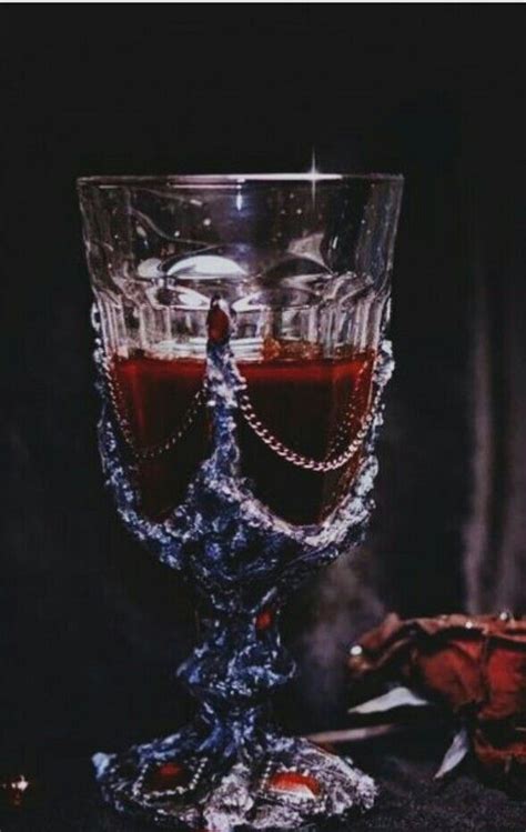 Blood Filled Goblet Gothic Aesthetic Core Aesthetic Fantasy