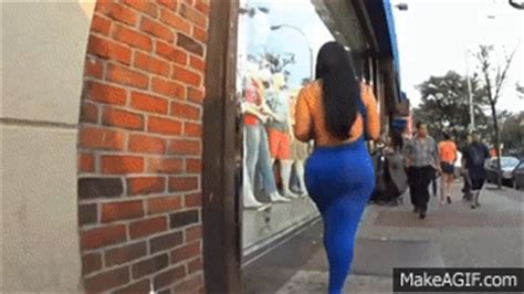 BIG Booty Walk On Street 2016 Compilation On Make A GIF