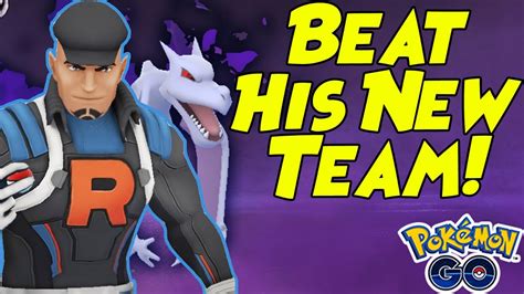 How To Beat Team Rocket Cliff New Aerodactyl Team In Pokemon Go Youtube