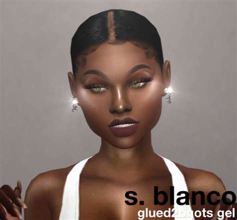Simfiles440836 Sims Hair Sims 4 Black Hair The Sims 4 Skin