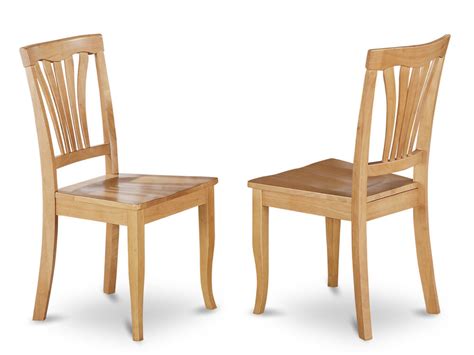Set Of 2 Avon Dinette Kitchen Dining Chairs With Plain