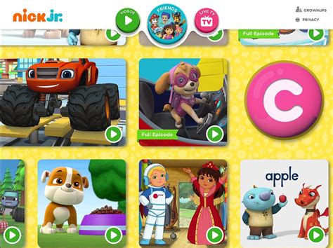 Nickelodeon Releases Nick Jr Video Streaming App Android Community