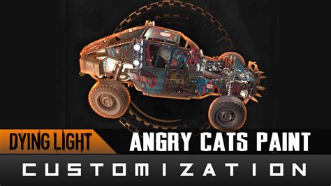 The following, techland has added an assortment of decorative paint jobs throughout the expansions massive countryside. Dying Light: The Following - Angry Cats Paint Job Location Guide - YouTube