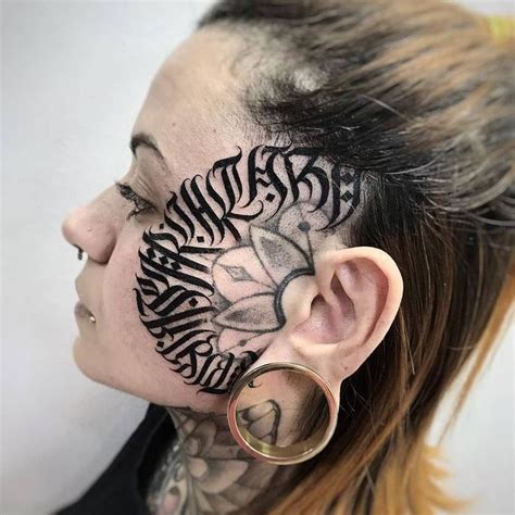 Tattooed Faces Squad On Instagram ️ By Gmtattoo89 Blacktattoo