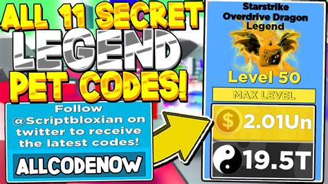 All 11 Secret Legend Pet Chi Codes In Ninja Legends Must Use Roblox