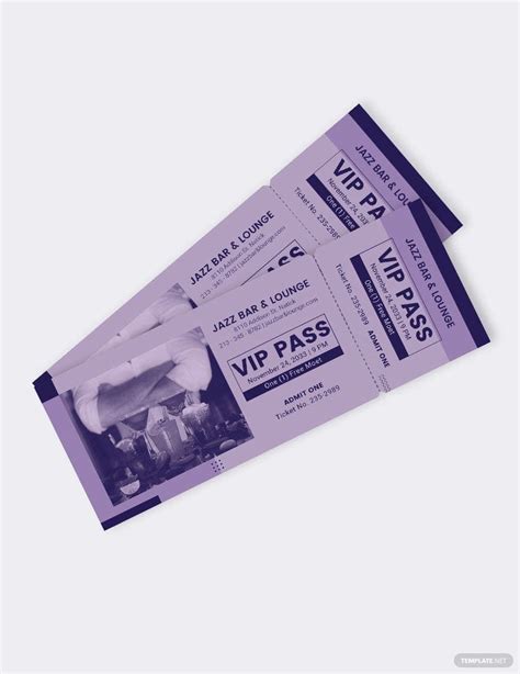 Backstage Pass Template