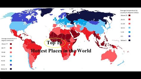 Top 10 Hottest Places In The World In 2017 2018 Youtube