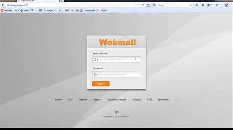 Access Your Email Account Using Webmail Youtube