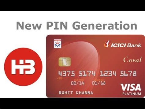 Finding or requesting a credit card pin will depend on your credit card issuer. Forgot your ICICI card PIN? -see How to generate ATM PIN for ICICI Bank Instantly - YouTube
