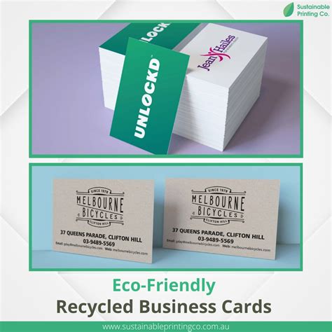 Eco Friendly Recycled Business Cards Sustainable Printin Flickr