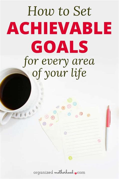 How To Set Achievable Goals For Every Area Of Your Life