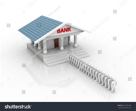 3d Rendering Build Bank Stock Illustration 725207464 Shutterstock