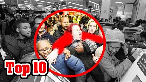 Top 10 Worst Black Friday Disasters Youtube