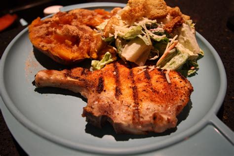 Your daily values may be higher or lower depending on your calorie needs. The Roediger House: Meal No. 1694: Grilled Center Cut Pork Chops