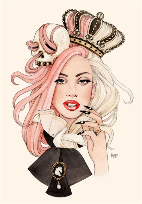 18 Amazing Pieces Of Gaga Fan Art With Images Lady Gaga Tattoo Helen Green Gaga