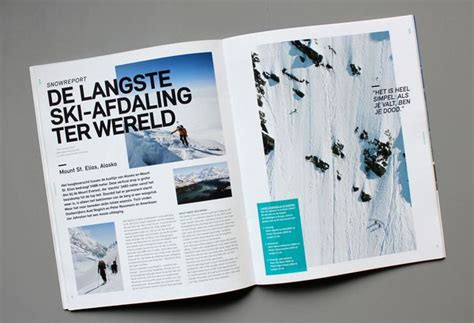 Snow Magazine By Studio Pino Via Behance Magazine Design Layout