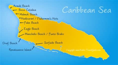 Map Of Aruba Beaches Living Room Design 2020