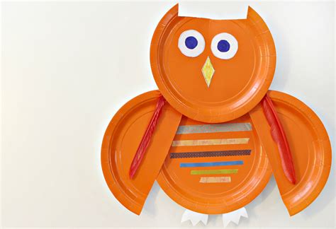 Easy To Make Paper Plate Owl Craft For Fall