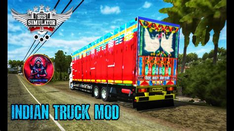indian truck mod  bussid bus simulator indonesia