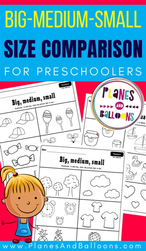 Big Medium Small Preschool Worksheets Free Printable Pdf