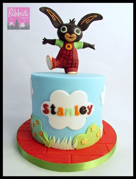 Bing Cbeebies Birthday Cake By Bibbidi Cake Co 3rd Birthday Cakes