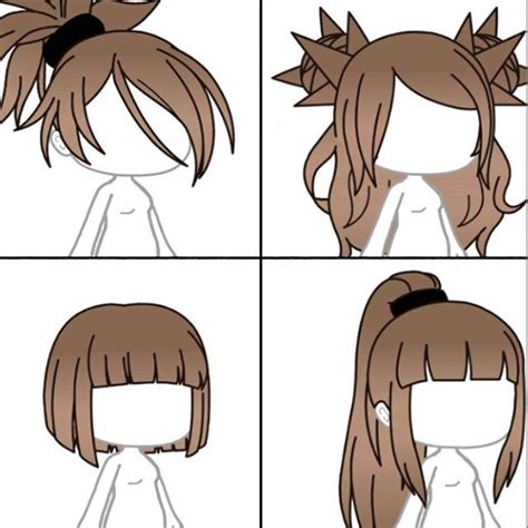 How To Draw Gacha Life Hair At How To Draw