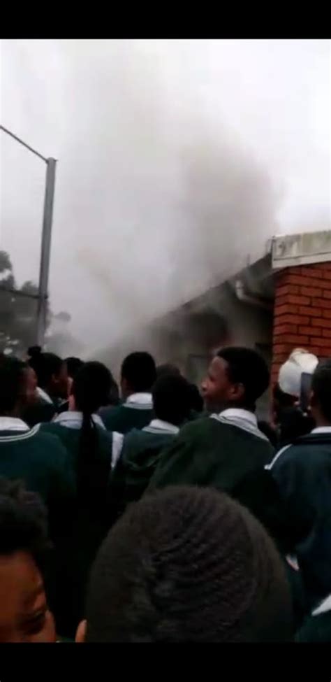 Watch Chaos As Duncan Village Principals Office Catches Fire