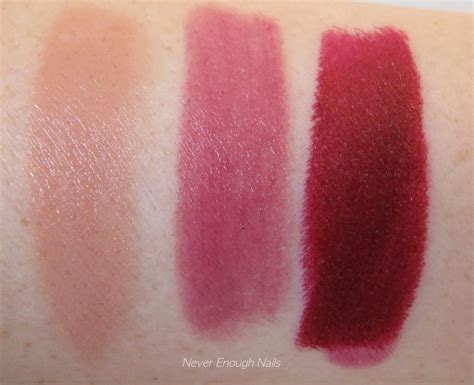 Never Enough Nails Zoya Naturel Lipsticks Swatches Review