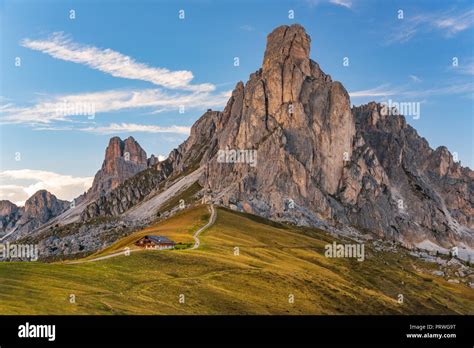 Summer View Passo Giau Dolomites Italy Europe Stock Photo Alamy
