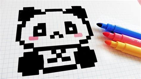 Descubre (y guarda) tus propios pines en pinterest. Handmade Pixel Art - How To Draw Kawaii Panda #pixelart ...
